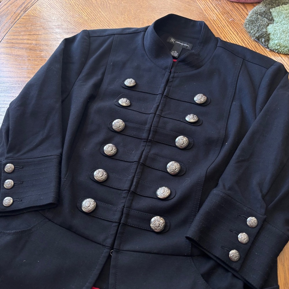 y2k INC Napoleon Military Double-Breasted Black Hysteric Jacket LGB Tripp Style